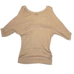 Express Light Beige Knit Sweater